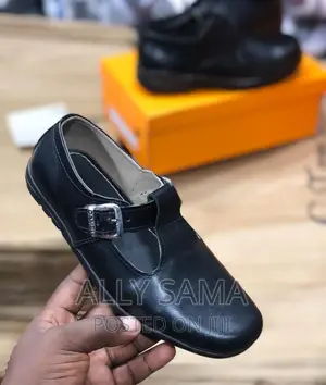 Girls School Shoes Black Full Original