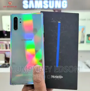 New Samsung Galaxy Note 10 Plus 256 GB Silver