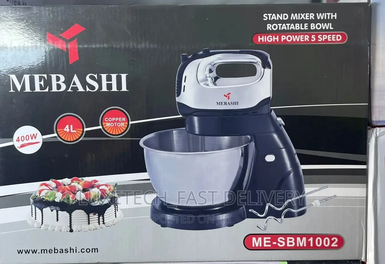 Mebashi 4 Litres Stand Mixer Rotatable Bowl