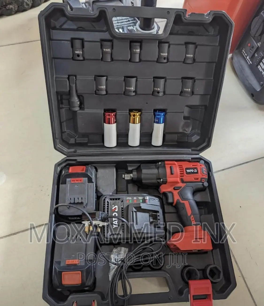 Yato Cordless Impact Wrench With 2 Batteries