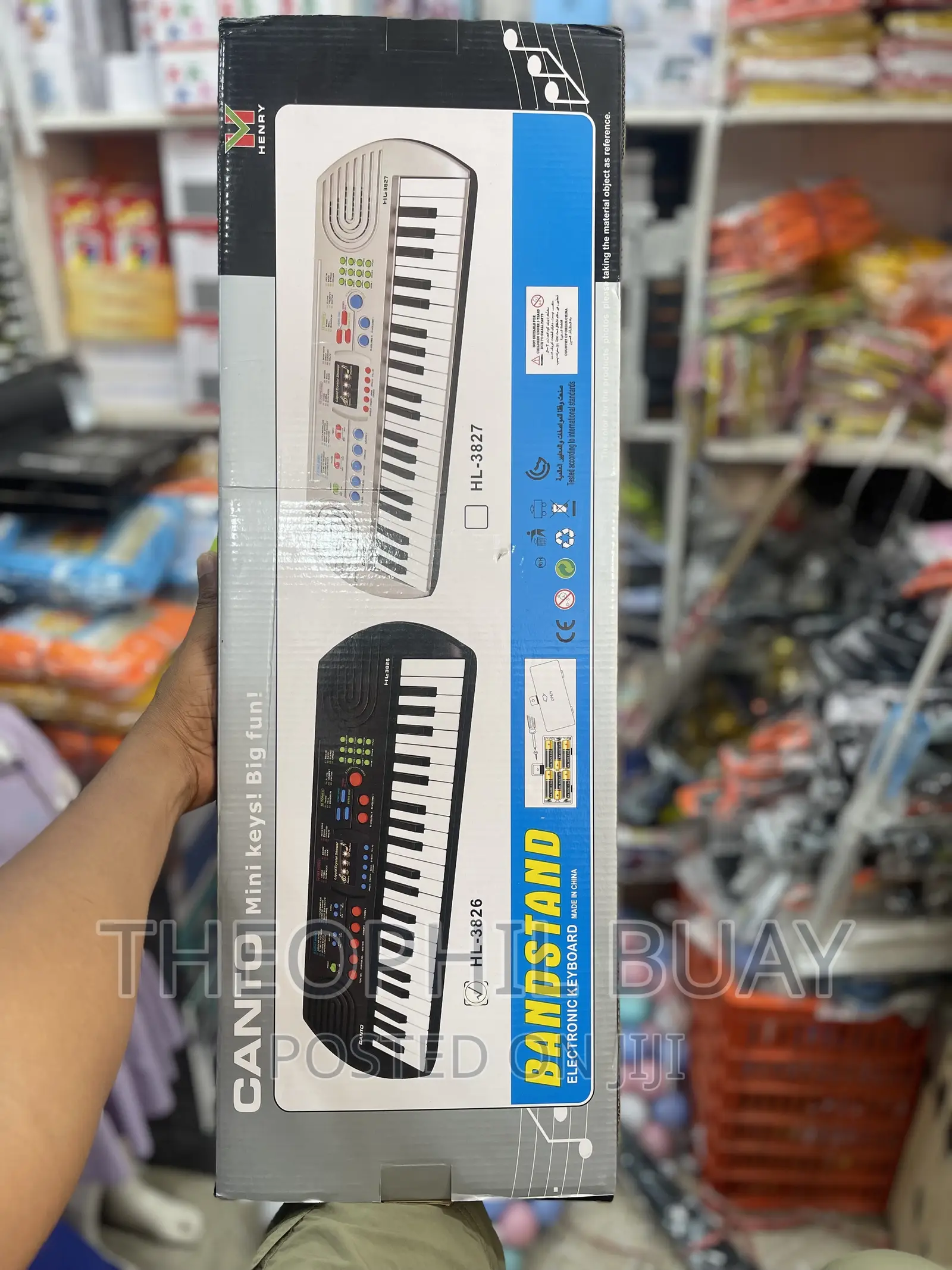 Canto 44-Keys Electronic Keyboard With Mic