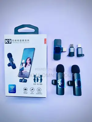 Wireless Double Microphone for All Smartphones