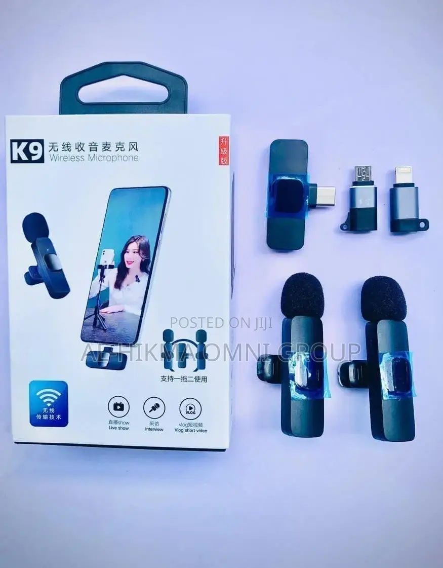 Wireless Double Microphone for All Smartphones