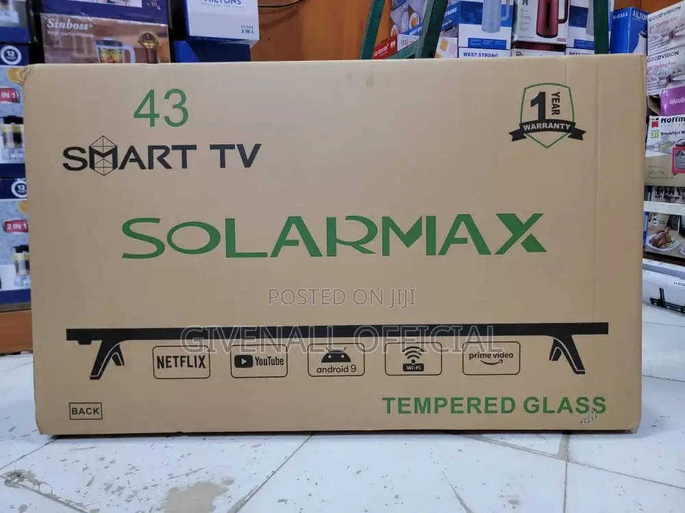 Ofa Ofa = Solarmax TV Nchi 43 Smart Full HD 1080P Imara Sana