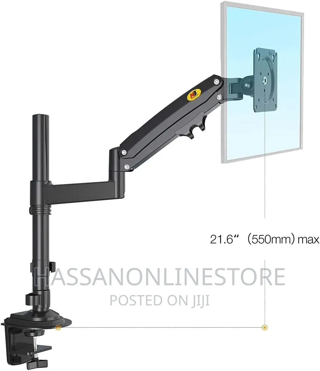 North Bayou H100 Desktop Monitor Arm 22" - 35" Up to 9kg