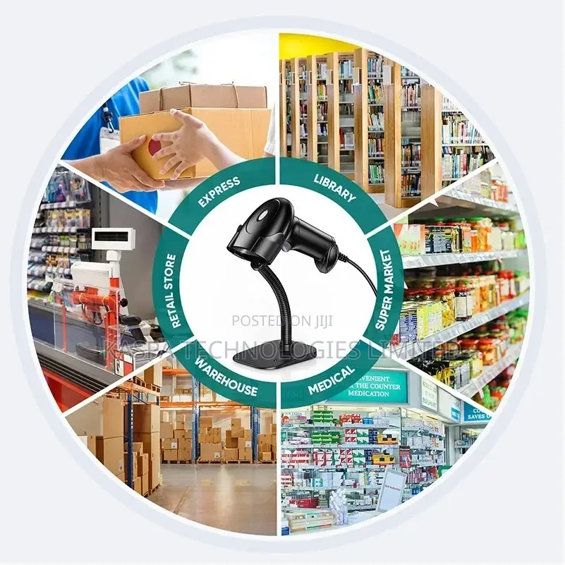 2D Wired Barcode Scanner