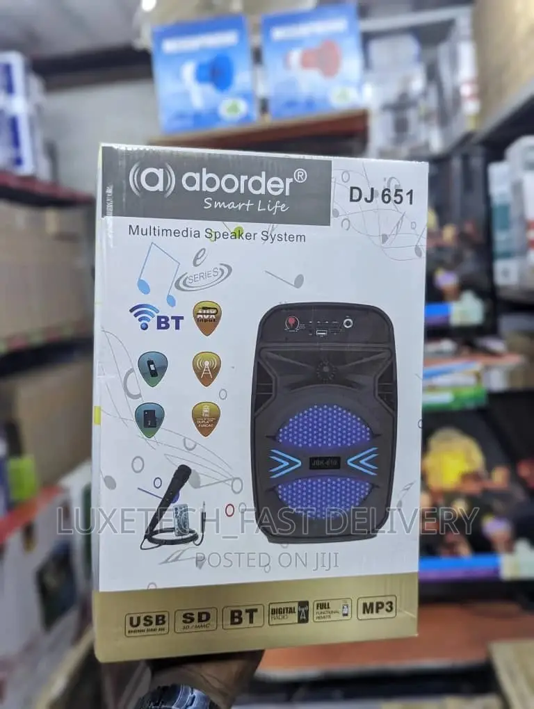 Aborder Multimedia Mini Speaker With Wired Microphone