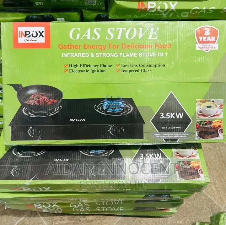 Inbox Gas Stove 2plates -Jiko La Gesi