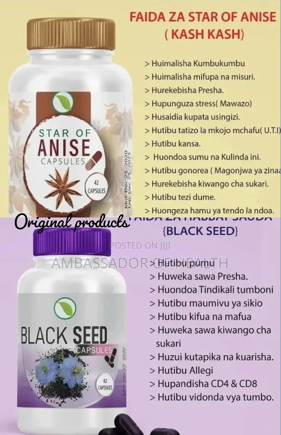 Black Seed Inatibu Magonjwa Yafuatayo Hapa