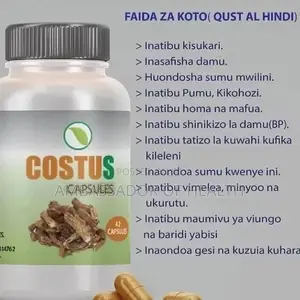 Costus Capsule Inatibu Kisukari, Kusafisha Damu Na Sumu