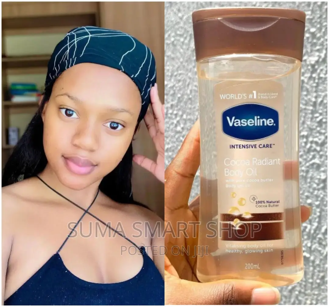 VASELINE Gel Cocoa Radiant Body Oil .