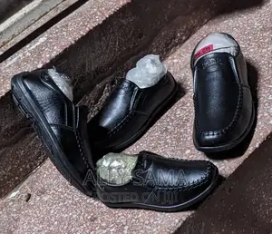 Boys School Shoes Black Full
