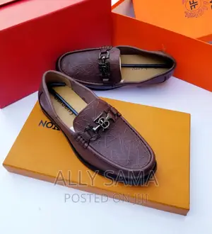 Mens Loafers Black Brown Original Material Pure Leather