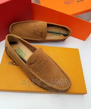Mens Loafersferagamo Material Pure Leather