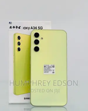 New Samsung Galaxy A34 5G 128 GB Yellow
