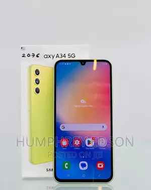 New Samsung Galaxy A34 5G 128 GB Yellow