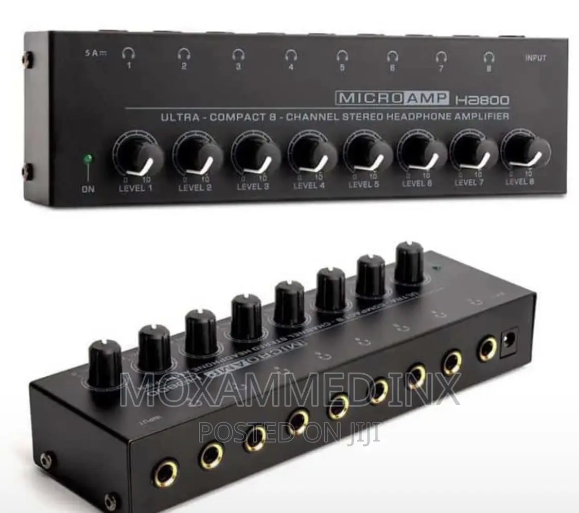 Headphone Amplifier 8 Channels