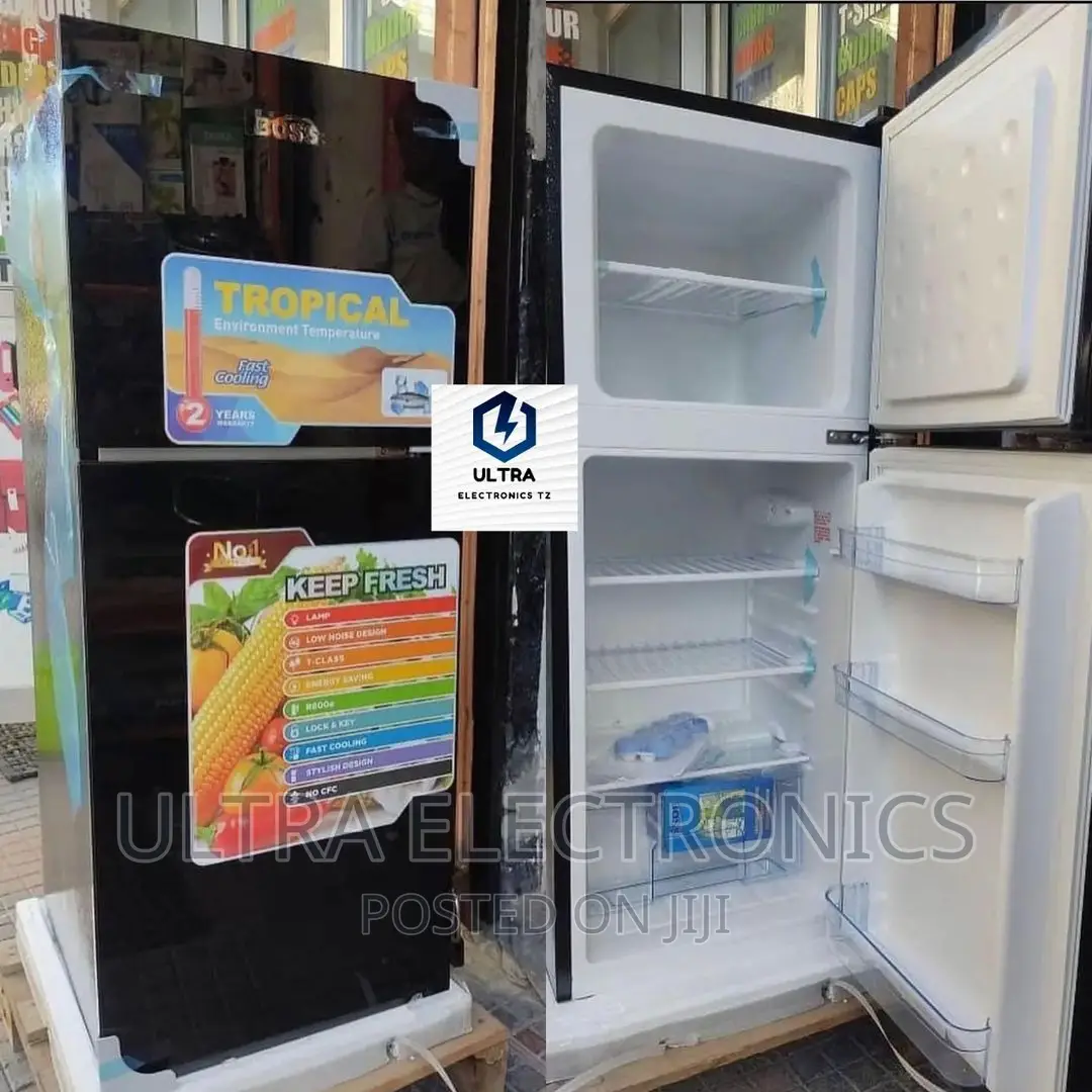 BOSS Fridge Yenye Lita 112 Na Glass Zake Bure Kabisa