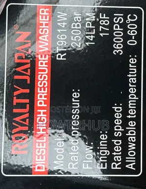 Two Wheel Diesel Pressure Washer