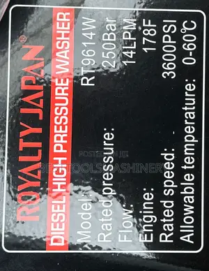 Two Wheel Diesel Pressure Washer