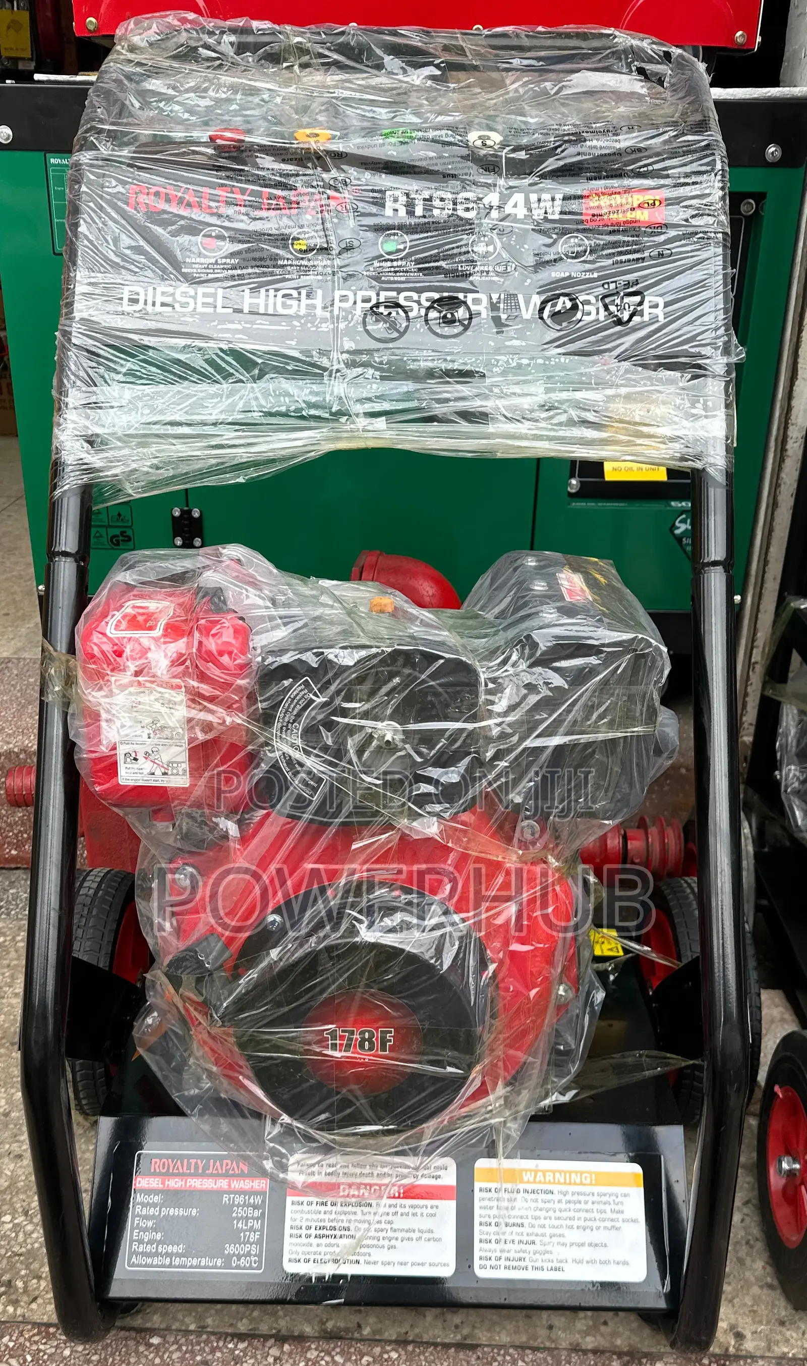Two Wheel Diesel Pressure Washer