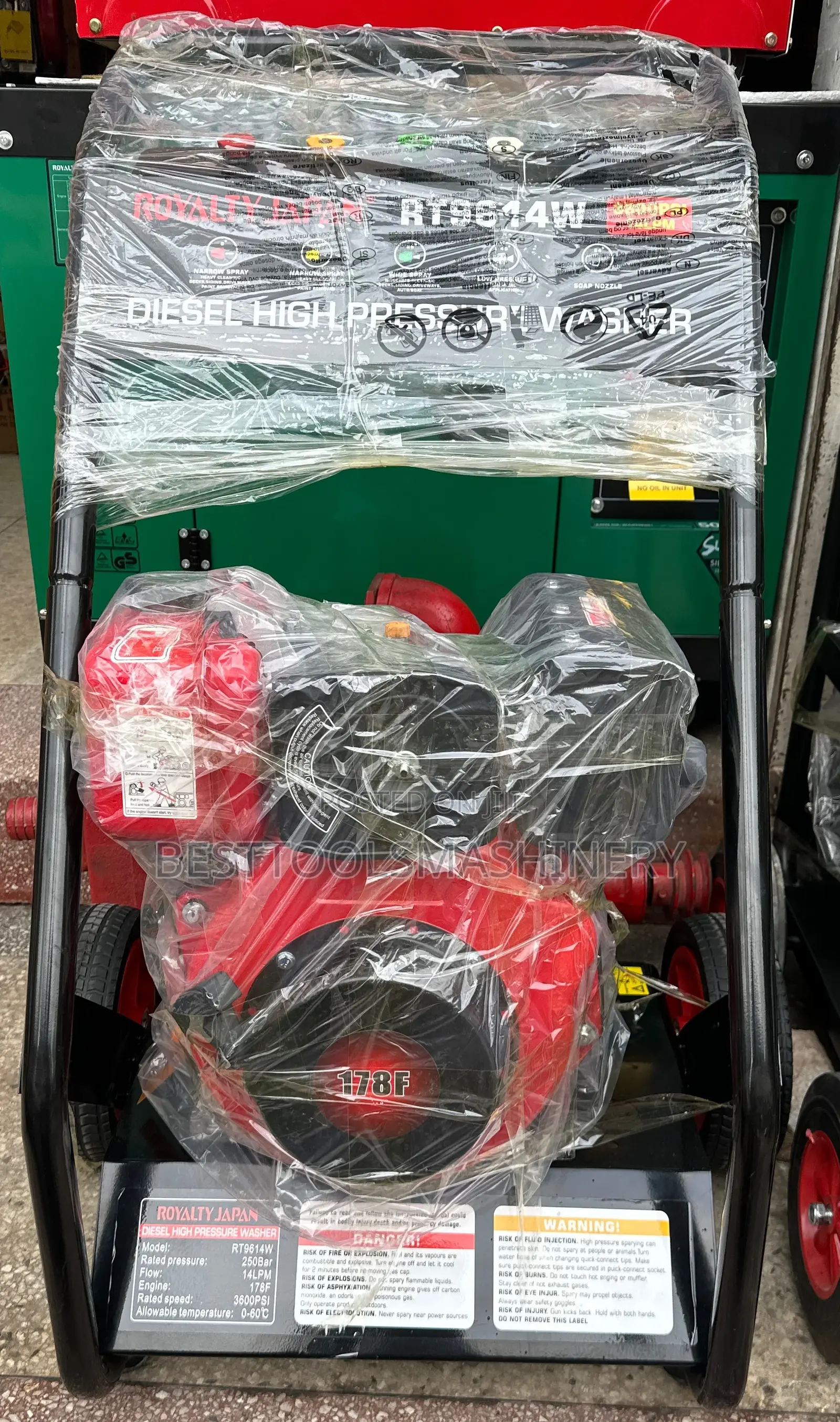 Two Wheel Diesel Pressure Washer