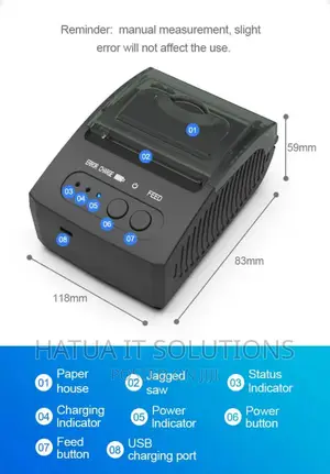 Mini Receipt Bluetooth Printer