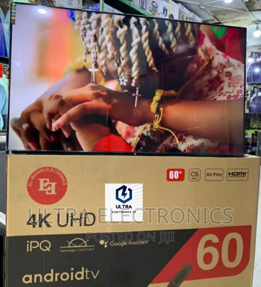 EL.MAHAR UHD Android TV Yenye Inchi 60