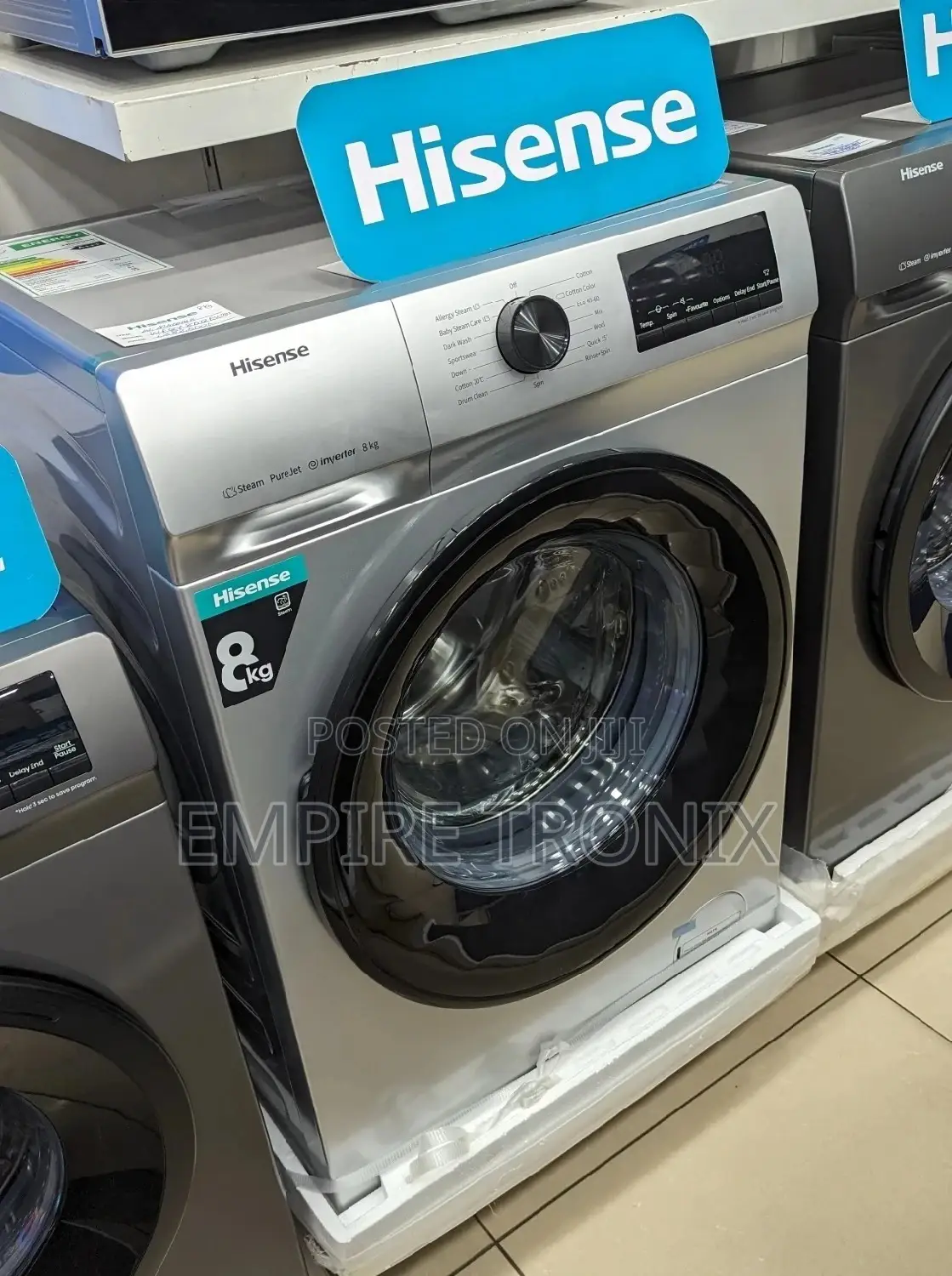 Hisense 8kg Washing Machine (Silver)