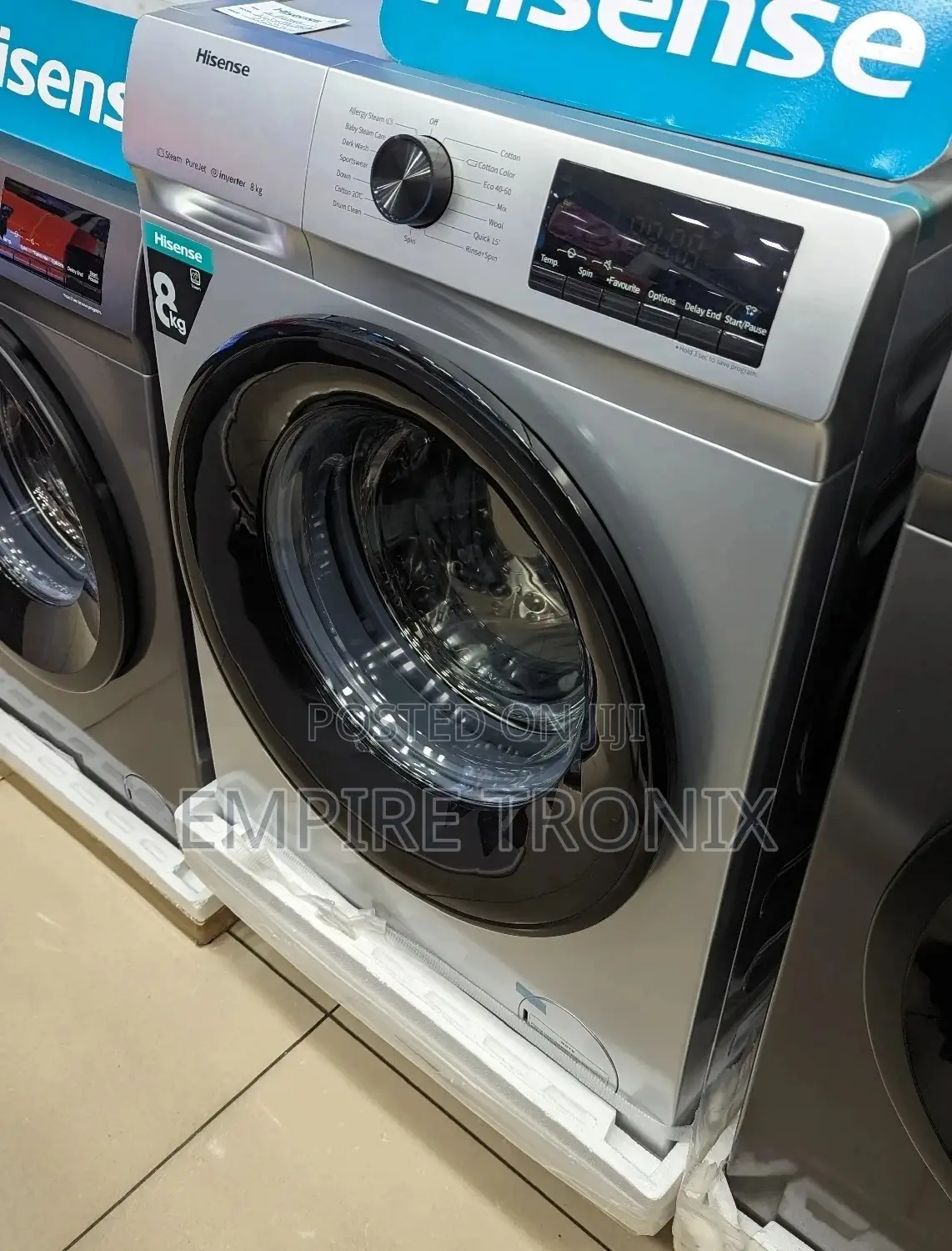 Hisense 8kg Washing Machine (Silver)