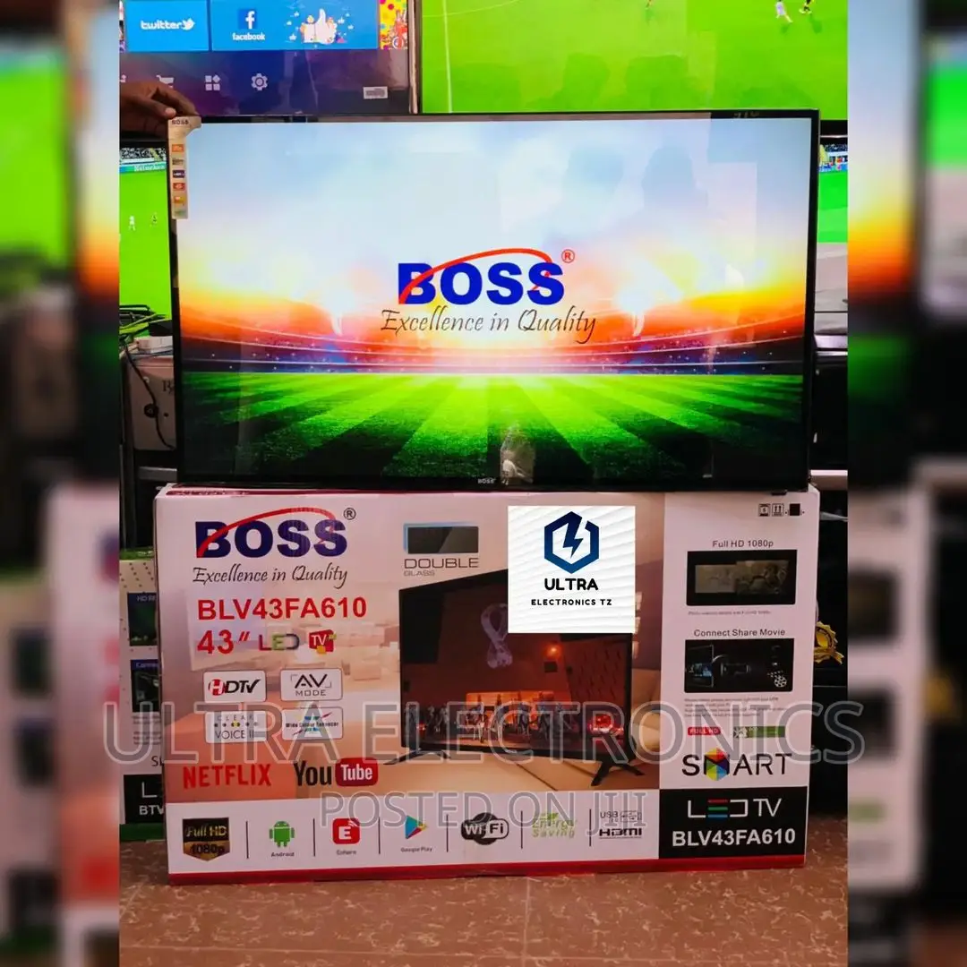 BOSS Smart Android Full HD 1080p Yenye Inchi 43