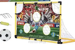 Soccer Goal Play Set Comes With Ball , Pump Net