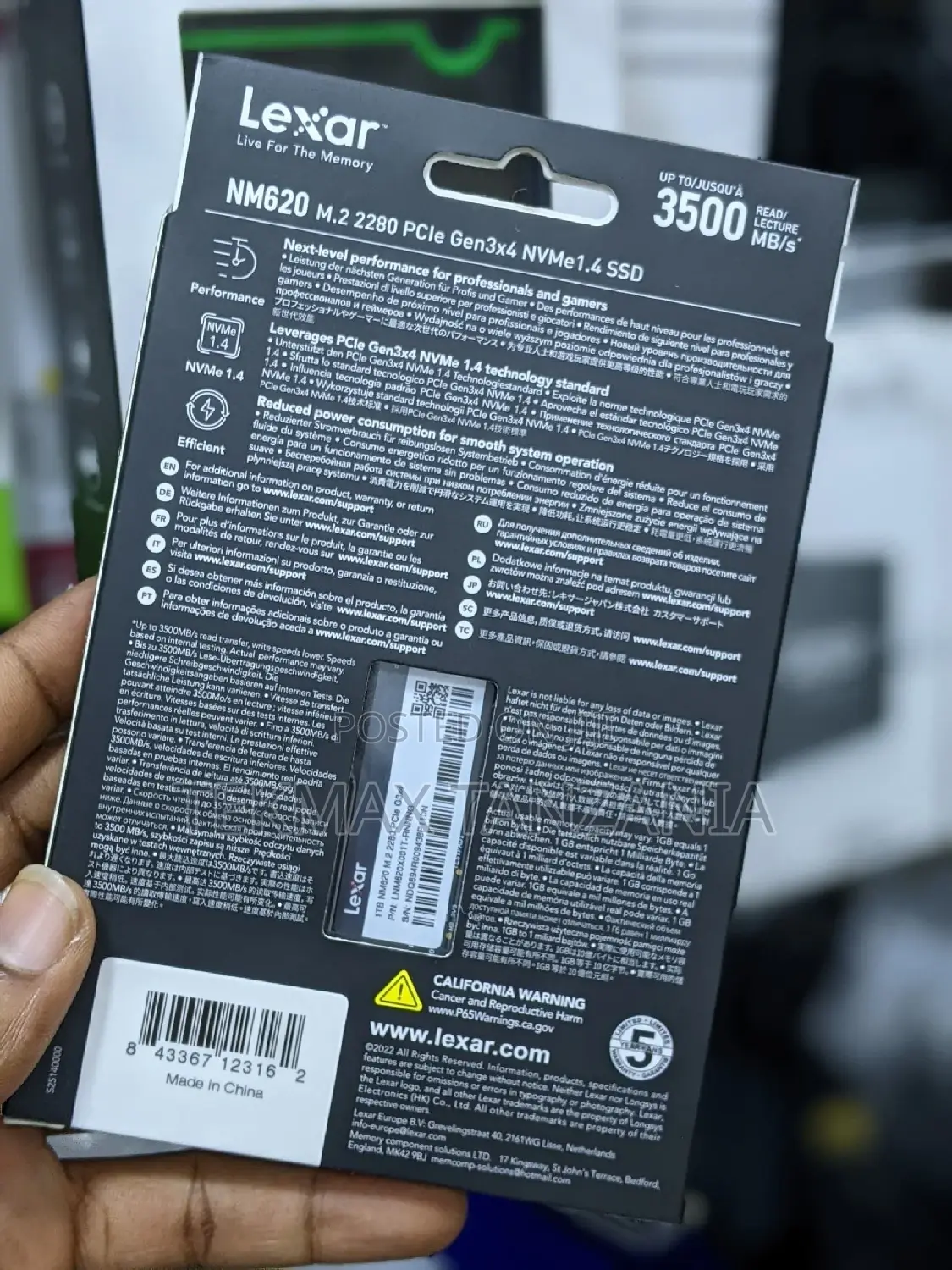 New 1tb M.2 Pcie Nvme SSD Original