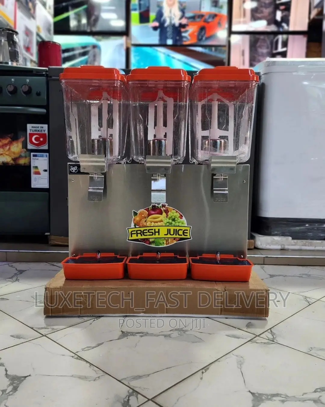 Commercial Juice Dispenser Machine 3 Tanks