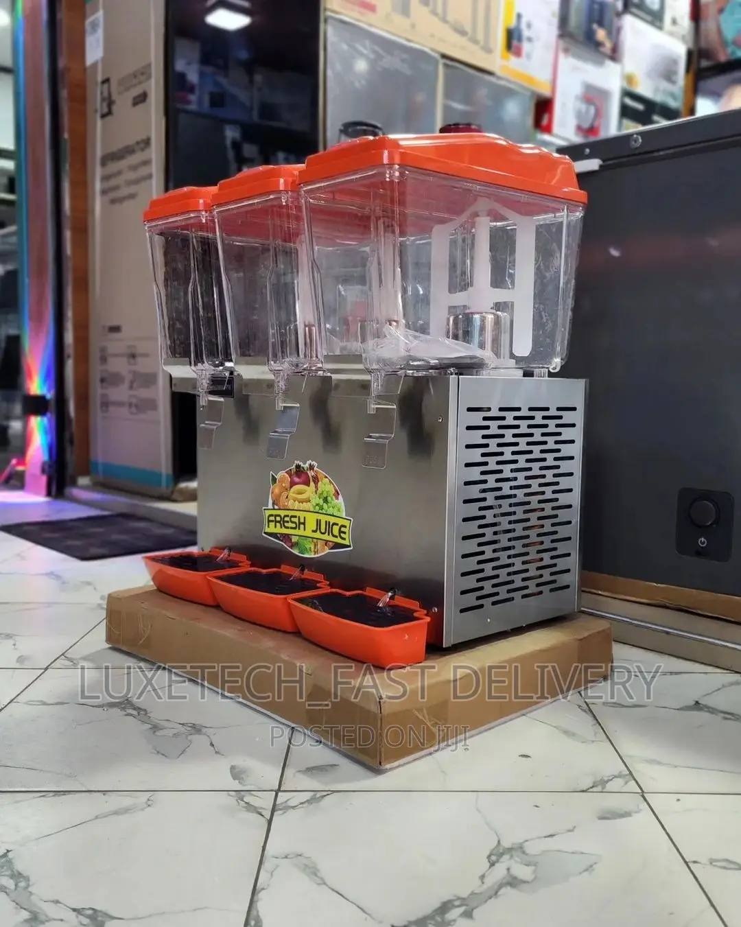 3 Tanks Commercial Juice Dispenser Machine