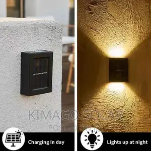 Taa Ya Solar Inanogesha Ukuta Nje Nyumba Inakuwa Ya Kisasa