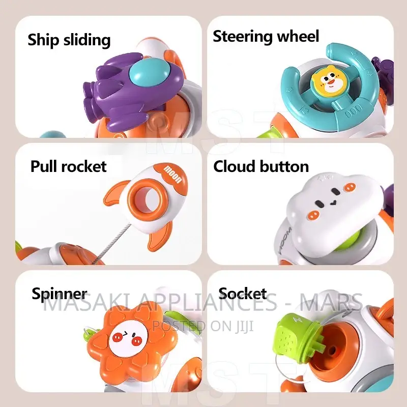 Montessori 6 in 1 Activity Cube/Ball