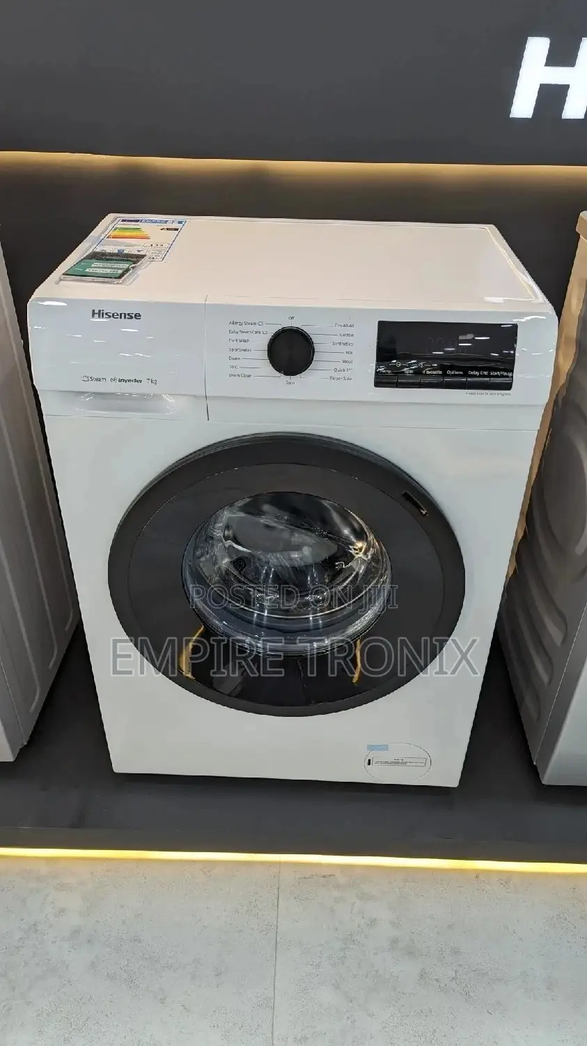 Hisense Washing Machine WFQP7012VM White 7kg Front Load