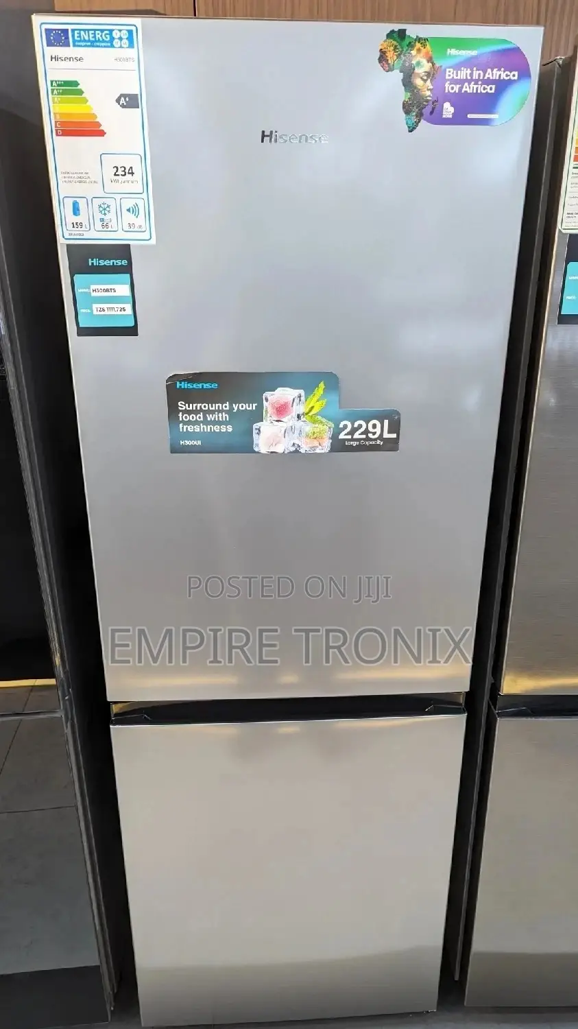 Hisense Double Door Fridge H300BTS