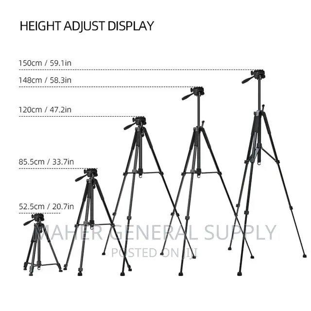 Tripod Stand For Camera And Phone
