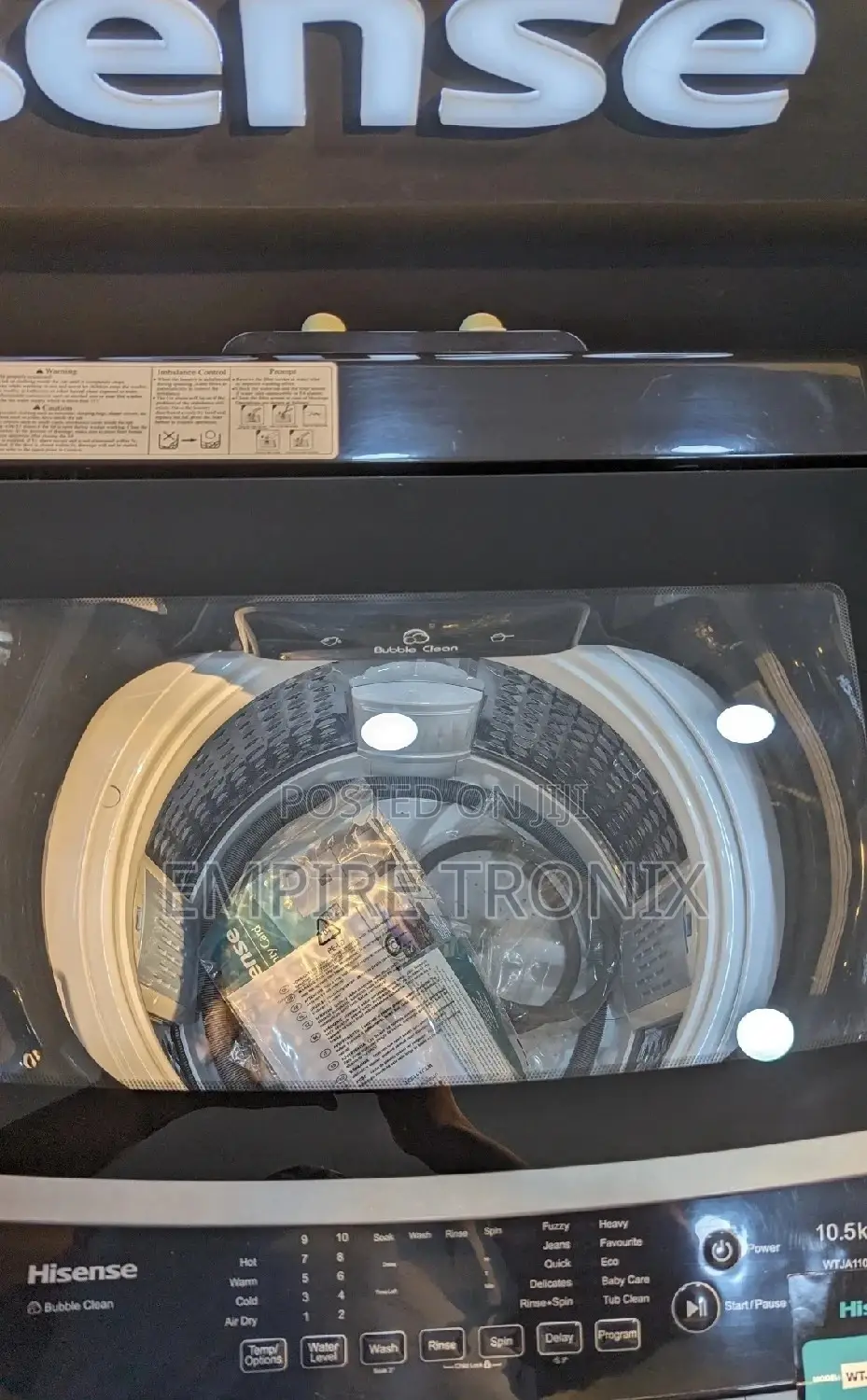 Hisense WTJA802T 8kg Top Load Washing Machine