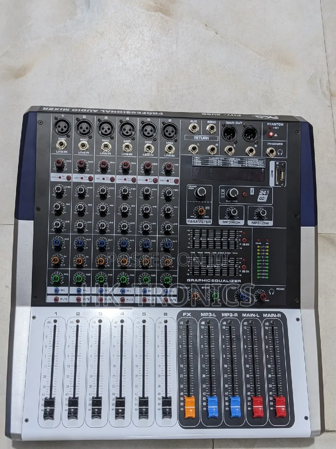 Acs Professional Power Mixer 6-Channel