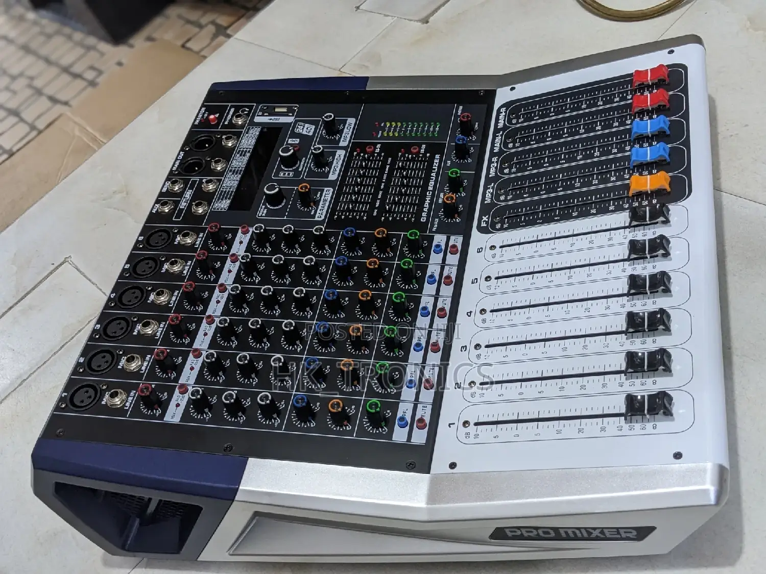 Acs Professional Power Mixer 6-Channel
