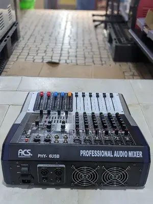 Acs Professional Power Mixer 6-Channel