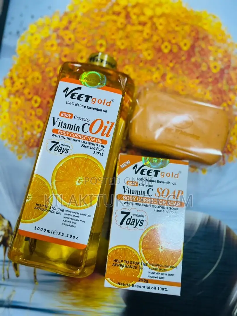 Veet Gold Body Corrector Vitamin C Oil 1000ml