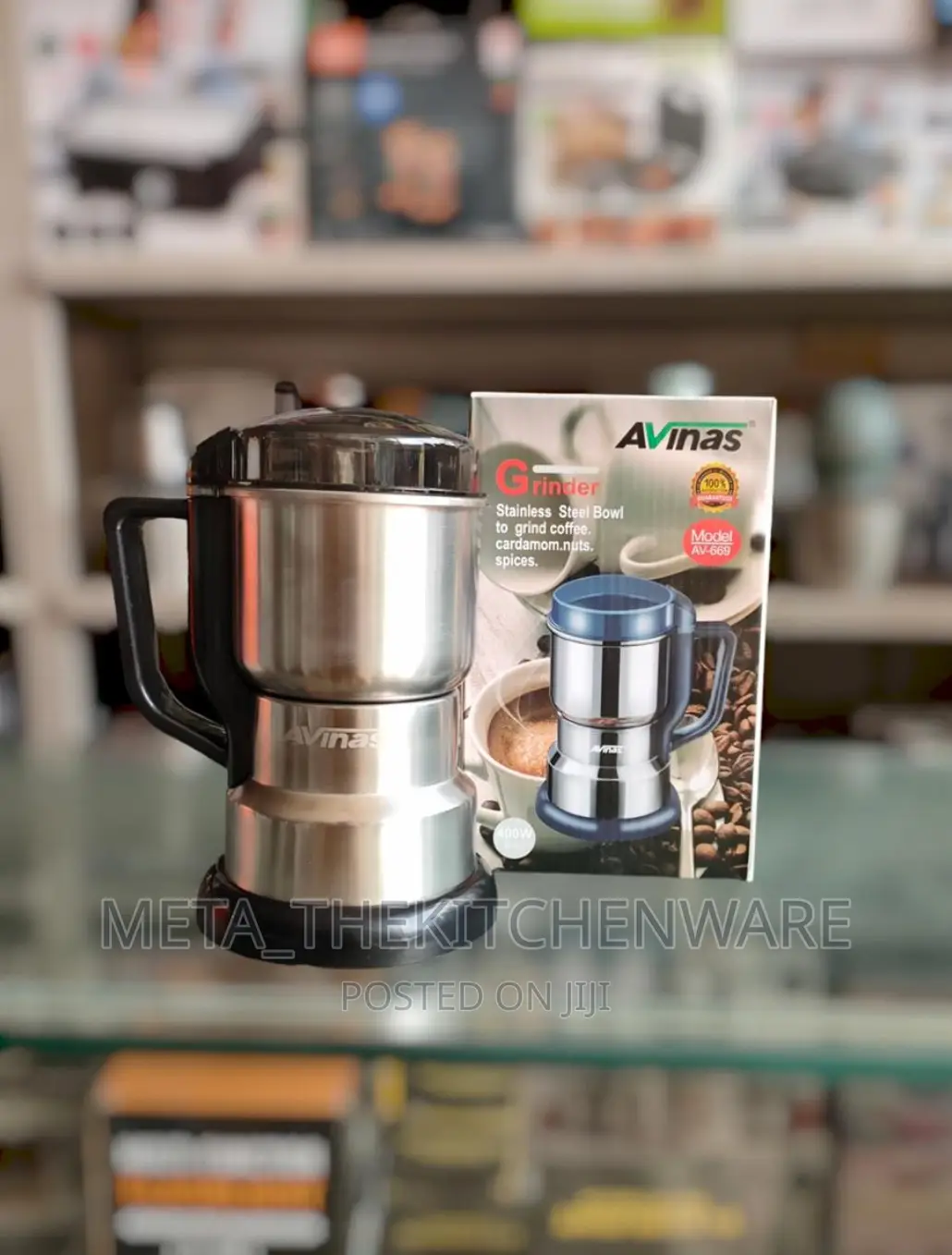 Portable Electric Grain Grinder (Coffee and Food Masaala)