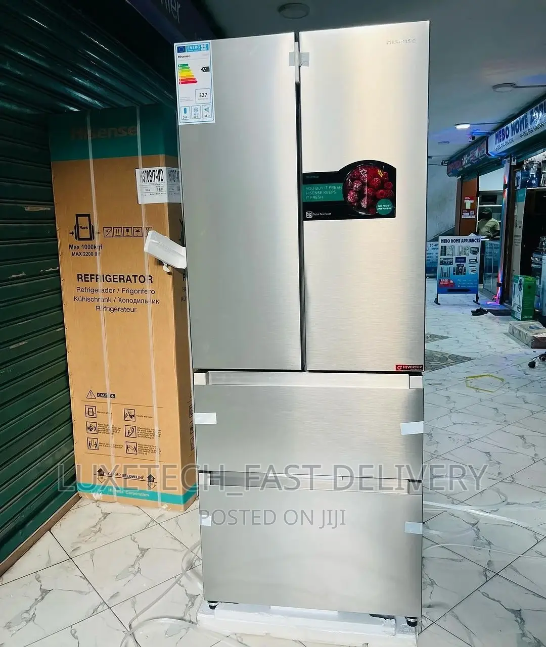 Hisense Refrigerator 380L French Door Non-Frost