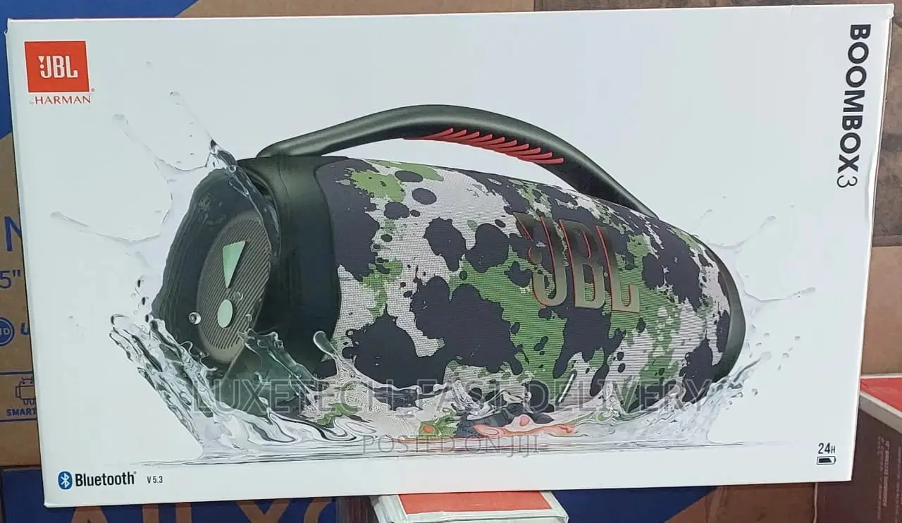 JBL Boom Box 3 Squad Wireless Portable Bluetooth Speaker