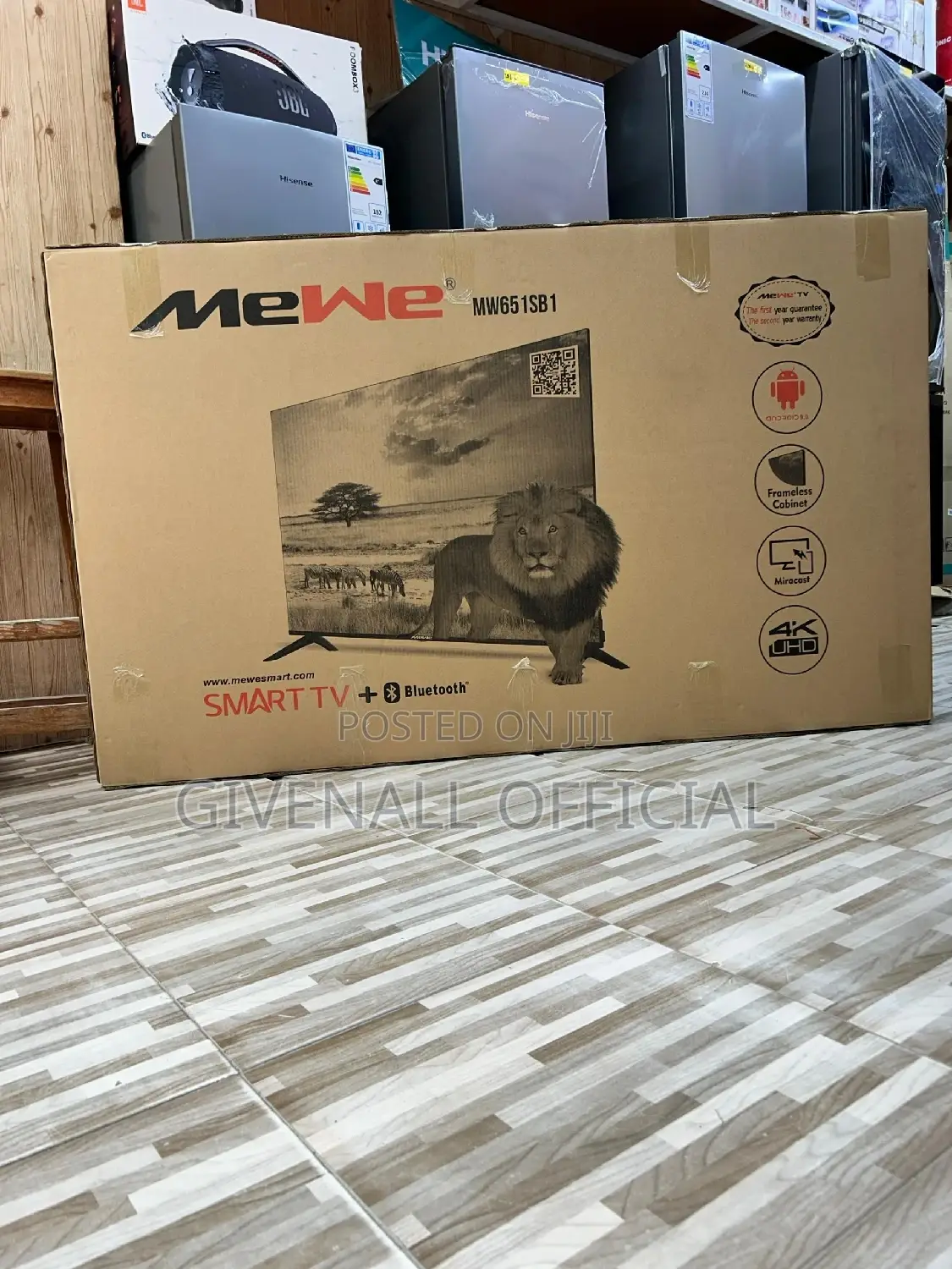 Ofa Ofa = Mewe TV Nchi 65 Smart 4K Uhd Imara Na HD Kali Sana