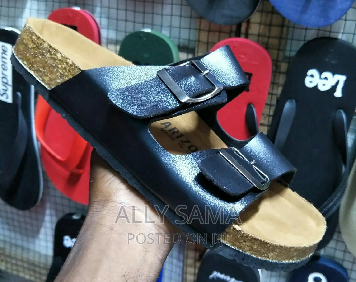 Open Shoes Black Unisex